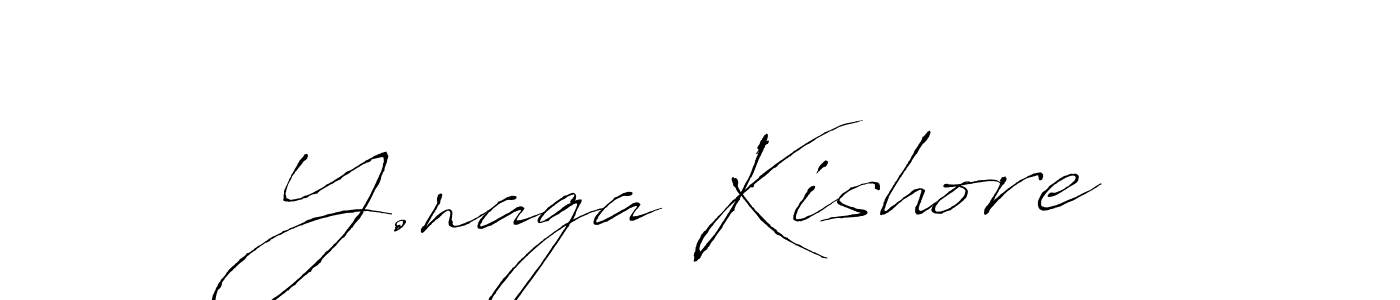 Also we have Y.naga Kishore name is the best signature style. Create professional handwritten signature collection using Antro_Vectra autograph style. Y.naga Kishore signature style 6 images and pictures png