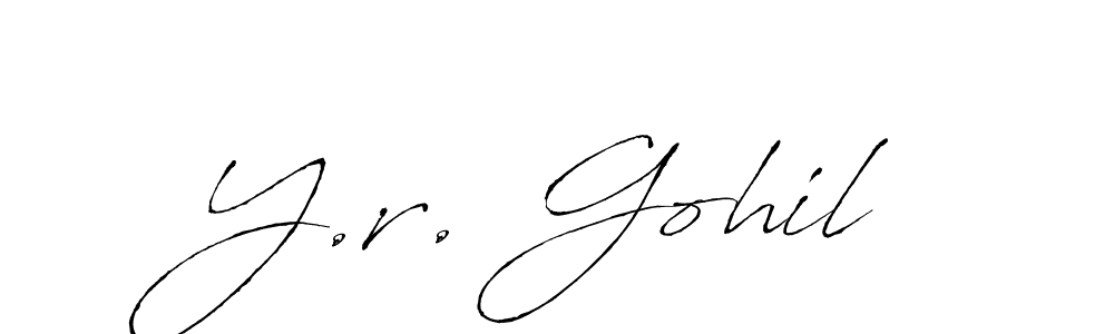 How to Draw Y.r. Gohil signature style? Antro_Vectra is a latest design signature styles for name Y.r. Gohil. Y.r. Gohil signature style 6 images and pictures png