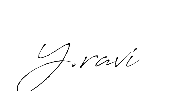 Use a signature maker to create a handwritten signature online. With this signature software, you can design (Antro_Vectra) your own signature for name Y.ravi. Y.ravi signature style 6 images and pictures png