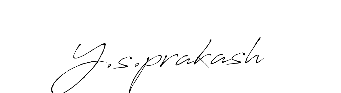 How to make Y.s.prakash signature? Antro_Vectra is a professional autograph style. Create handwritten signature for Y.s.prakash name. Y.s.prakash signature style 6 images and pictures png