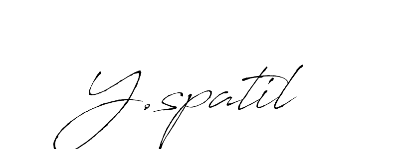 How to Draw Y.spatil signature style? Antro_Vectra is a latest design signature styles for name Y.spatil. Y.spatil signature style 6 images and pictures png