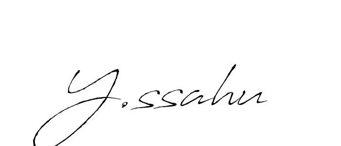 You should practise on your own different ways (Antro_Vectra) to write your name (Y.ssahu) in signature. don't let someone else do it for you. Y.ssahu signature style 6 images and pictures png
