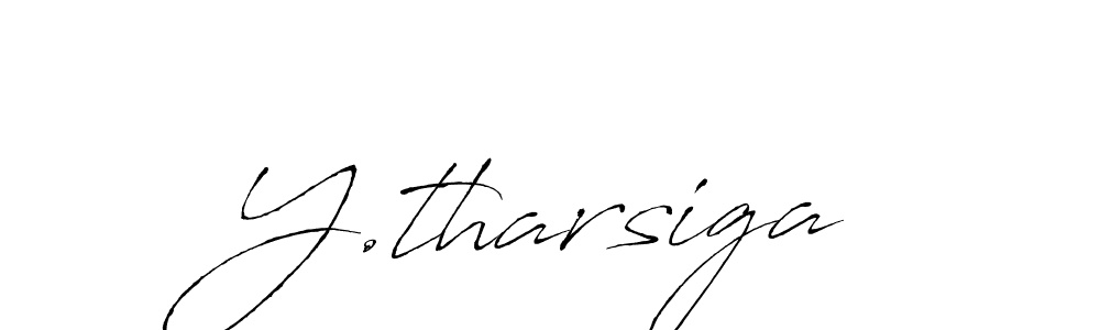 Y.tharsiga stylish signature style. Best Handwritten Sign (Antro_Vectra) for my name. Handwritten Signature Collection Ideas for my name Y.tharsiga. Y.tharsiga signature style 6 images and pictures png