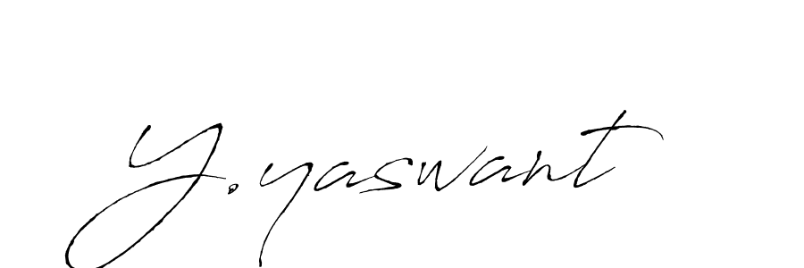 The best way (Antro_Vectra) to make a short signature is to pick only two or three words in your name. The name Y.yaswant include a total of six letters. For converting this name. Y.yaswant signature style 6 images and pictures png