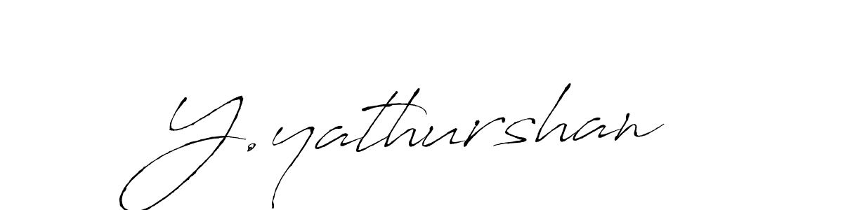 This is the best signature style for the Y.yathurshan name. Also you like these signature font (Antro_Vectra). Mix name signature. Y.yathurshan signature style 6 images and pictures png