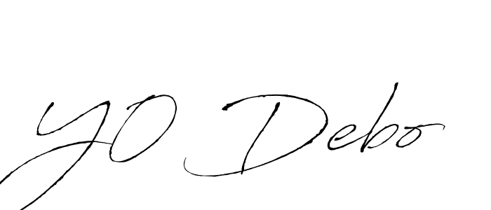 Make a beautiful signature design for name Y0 Debo. With this signature (Antro_Vectra) style, you can create a handwritten signature for free. Y0 Debo signature style 6 images and pictures png