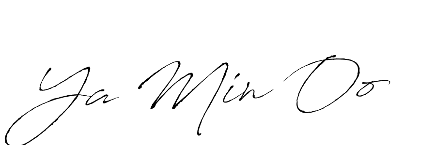 Also we have Ya Min Oo name is the best signature style. Create professional handwritten signature collection using Antro_Vectra autograph style. Ya Min Oo signature style 6 images and pictures png