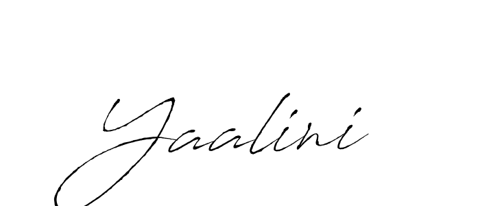 How to make Yaalini signature? Antro_Vectra is a professional autograph style. Create handwritten signature for Yaalini name. Yaalini signature style 6 images and pictures png