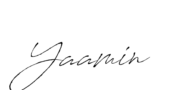 Create a beautiful signature design for name Yaamin. With this signature (Antro_Vectra) fonts, you can make a handwritten signature for free. Yaamin signature style 6 images and pictures png