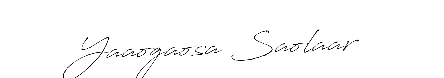 This is the best signature style for the Yaaogaosa Saolaar name. Also you like these signature font (Antro_Vectra). Mix name signature. Yaaogaosa Saolaar signature style 6 images and pictures png
