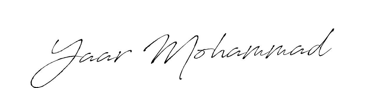 Yaar Mohammad stylish signature style. Best Handwritten Sign (Antro_Vectra) for my name. Handwritten Signature Collection Ideas for my name Yaar Mohammad. Yaar Mohammad signature style 6 images and pictures png