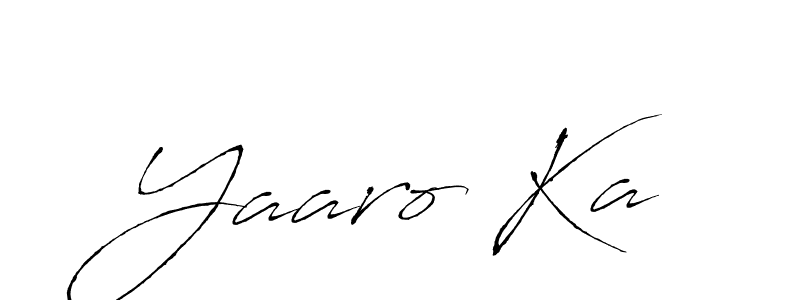 How to make Yaaro Ka name signature. Use Antro_Vectra style for creating short signs online. This is the latest handwritten sign. Yaaro Ka signature style 6 images and pictures png