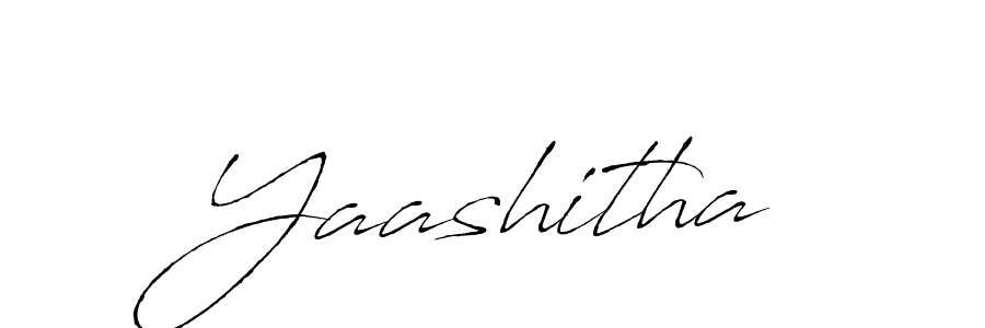 Use a signature maker to create a handwritten signature online. With this signature software, you can design (Antro_Vectra) your own signature for name Yaashitha. Yaashitha signature style 6 images and pictures png