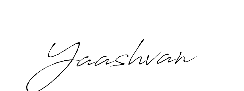 Make a beautiful signature design for name Yaashvan. With this signature (Antro_Vectra) style, you can create a handwritten signature for free. Yaashvan signature style 6 images and pictures png