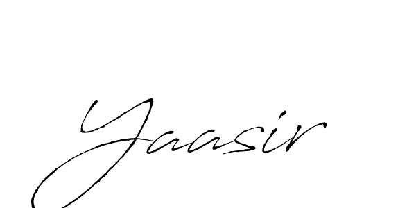 Design your own signature with our free online signature maker. With this signature software, you can create a handwritten (Antro_Vectra) signature for name Yaasir. Yaasir signature style 6 images and pictures png