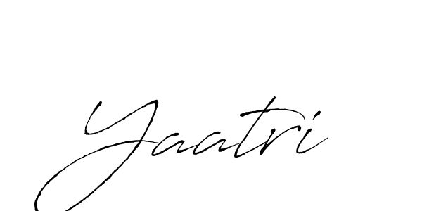 How to make Yaatri signature? Antro_Vectra is a professional autograph style. Create handwritten signature for Yaatri name. Yaatri signature style 6 images and pictures png