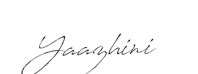 How to make Yaazhini signature? Antro_Vectra is a professional autograph style. Create handwritten signature for Yaazhini name. Yaazhini signature style 6 images and pictures png