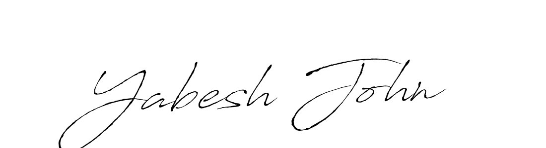 Use a signature maker to create a handwritten signature online. With this signature software, you can design (Antro_Vectra) your own signature for name Yabesh John. Yabesh John signature style 6 images and pictures png