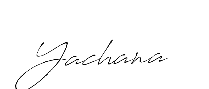 Use a signature maker to create a handwritten signature online. With this signature software, you can design (Antro_Vectra) your own signature for name Yachana. Yachana signature style 6 images and pictures png