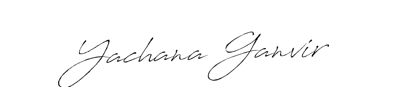 Also we have Yachana Ganvir name is the best signature style. Create professional handwritten signature collection using Antro_Vectra autograph style. Yachana Ganvir signature style 6 images and pictures png