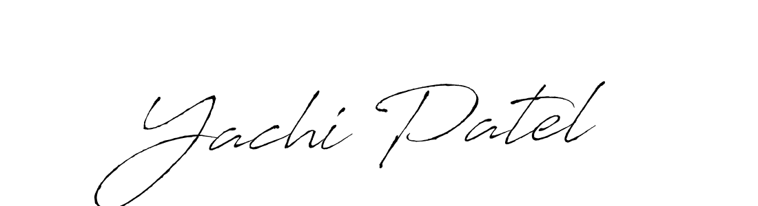 Use a signature maker to create a handwritten signature online. With this signature software, you can design (Antro_Vectra) your own signature for name Yachi Patel. Yachi Patel signature style 6 images and pictures png