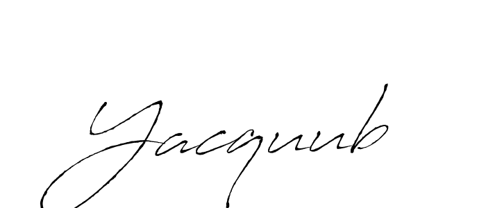 How to make Yacquub signature? Antro_Vectra is a professional autograph style. Create handwritten signature for Yacquub name. Yacquub signature style 6 images and pictures png