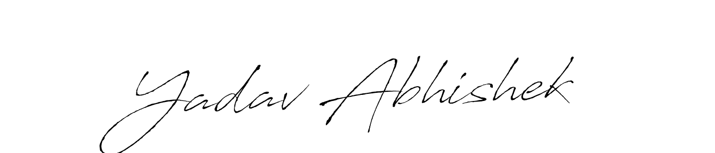 It looks lik you need a new signature style for name Yadav Abhishek. Design unique handwritten (Antro_Vectra) signature with our free signature maker in just a few clicks. Yadav Abhishek signature style 6 images and pictures png