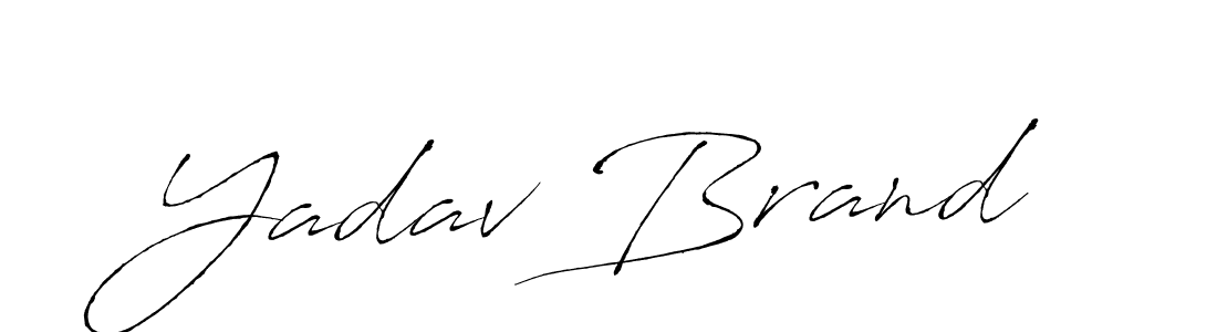 How to make Yadav Brand name signature. Use Antro_Vectra style for creating short signs online. This is the latest handwritten sign. Yadav Brand signature style 6 images and pictures png