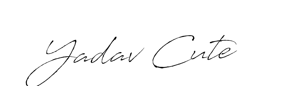 It looks lik you need a new signature style for name Yadav Cute. Design unique handwritten (Antro_Vectra) signature with our free signature maker in just a few clicks. Yadav Cute signature style 6 images and pictures png