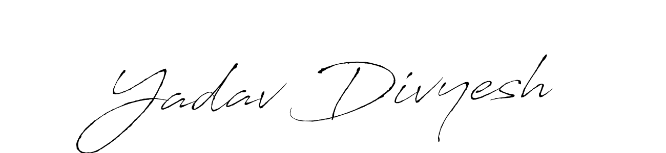 Also You can easily find your signature by using the search form. We will create Yadav Divyesh name handwritten signature images for you free of cost using Antro_Vectra sign style. Yadav Divyesh signature style 6 images and pictures png