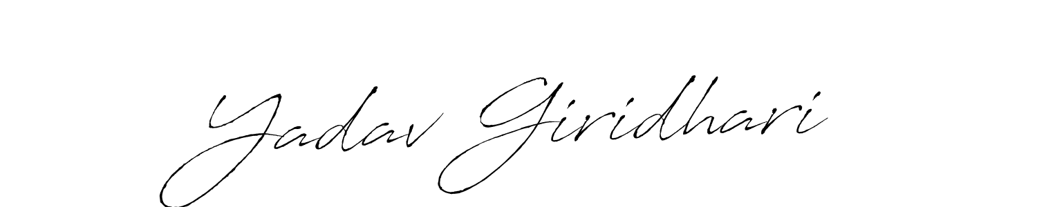 The best way (Antro_Vectra) to make a short signature is to pick only two or three words in your name. The name Yadav Giridhari include a total of six letters. For converting this name. Yadav Giridhari signature style 6 images and pictures png
