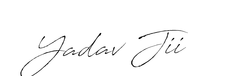 Also we have Yadav Jii name is the best signature style. Create professional handwritten signature collection using Antro_Vectra autograph style. Yadav Jii signature style 6 images and pictures png