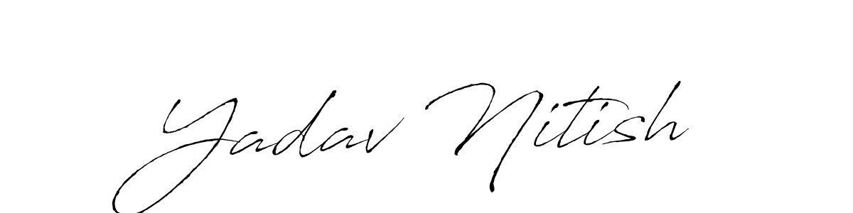 You can use this online signature creator to create a handwritten signature for the name Yadav Nitish. This is the best online autograph maker. Yadav Nitish signature style 6 images and pictures png