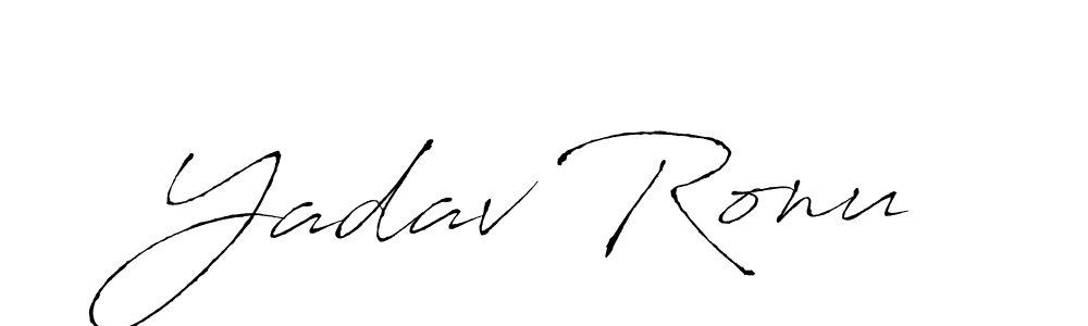 Create a beautiful signature design for name Yadav Ronu. With this signature (Antro_Vectra) fonts, you can make a handwritten signature for free. Yadav Ronu signature style 6 images and pictures png