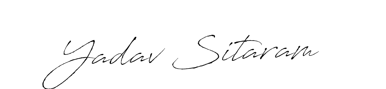 Make a beautiful signature design for name Yadav Sitaram. With this signature (Antro_Vectra) style, you can create a handwritten signature for free. Yadav Sitaram signature style 6 images and pictures png