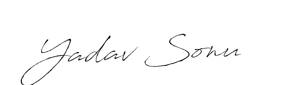 How to make Yadav Sonu signature? Antro_Vectra is a professional autograph style. Create handwritten signature for Yadav Sonu name. Yadav Sonu signature style 6 images and pictures png