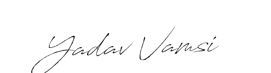 The best way (Antro_Vectra) to make a short signature is to pick only two or three words in your name. The name Yadav Vamsi include a total of six letters. For converting this name. Yadav Vamsi signature style 6 images and pictures png