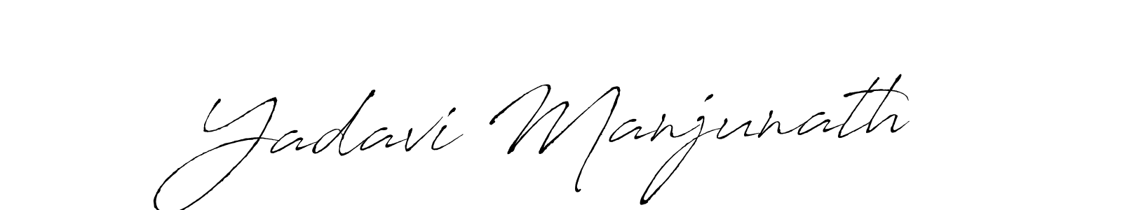 Design your own signature with our free online signature maker. With this signature software, you can create a handwritten (Antro_Vectra) signature for name Yadavi Manjunath. Yadavi Manjunath signature style 6 images and pictures png