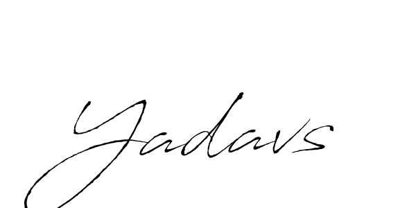 You should practise on your own different ways (Antro_Vectra) to write your name (Yadavs) in signature. don't let someone else do it for you. Yadavs signature style 6 images and pictures png