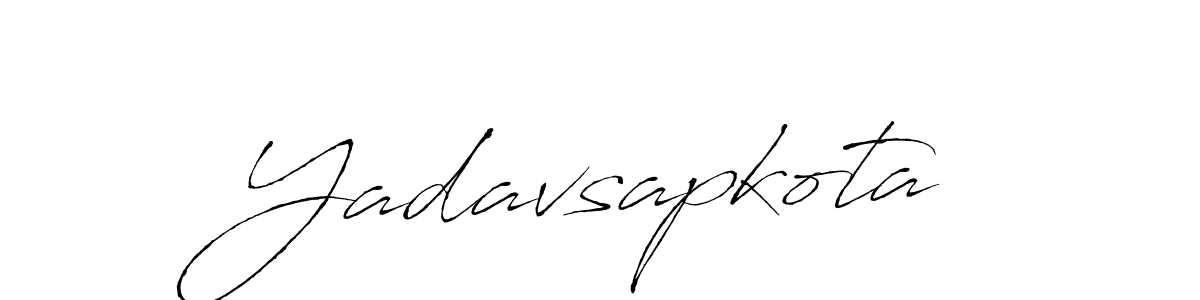 How to make Yadavsapkota name signature. Use Antro_Vectra style for creating short signs online. This is the latest handwritten sign. Yadavsapkota signature style 6 images and pictures png