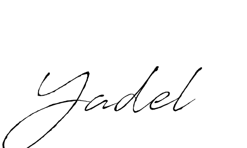 Also we have Yadel name is the best signature style. Create professional handwritten signature collection using Antro_Vectra autograph style. Yadel signature style 6 images and pictures png