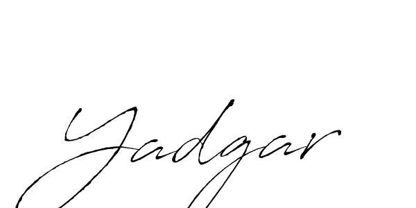 Use a signature maker to create a handwritten signature online. With this signature software, you can design (Antro_Vectra) your own signature for name Yadgar. Yadgar signature style 6 images and pictures png