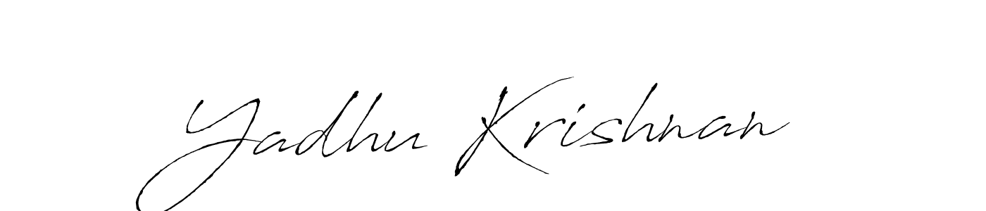 You should practise on your own different ways (Antro_Vectra) to write your name (Yadhu Krishnan) in signature. don't let someone else do it for you. Yadhu Krishnan signature style 6 images and pictures png