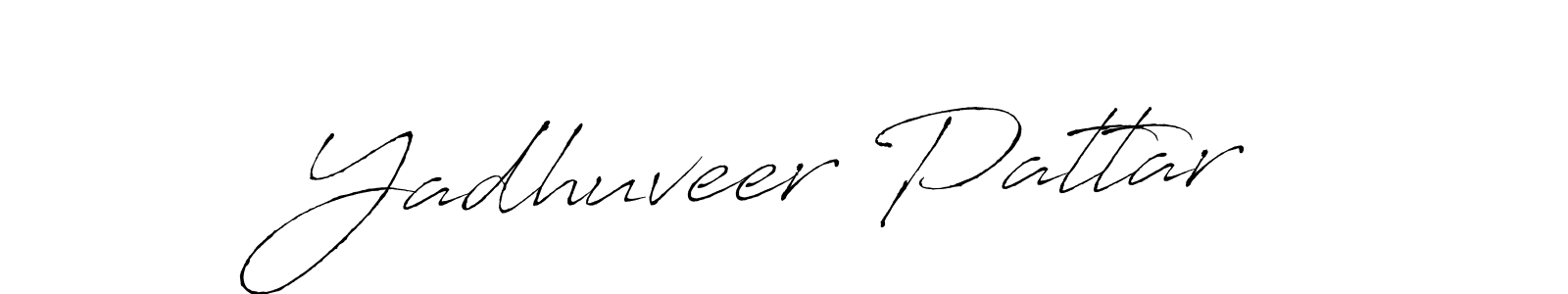 How to make Yadhuveer Pattar signature? Antro_Vectra is a professional autograph style. Create handwritten signature for Yadhuveer Pattar name. Yadhuveer Pattar signature style 6 images and pictures png