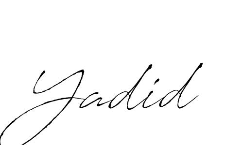 Create a beautiful signature design for name Yadid. With this signature (Antro_Vectra) fonts, you can make a handwritten signature for free. Yadid signature style 6 images and pictures png