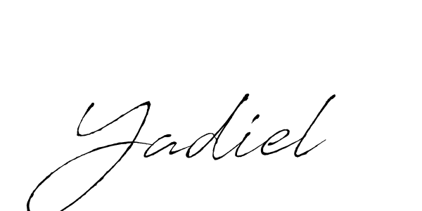 The best way (Antro_Vectra) to make a short signature is to pick only two or three words in your name. The name Yadiel include a total of six letters. For converting this name. Yadiel signature style 6 images and pictures png
