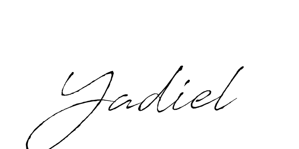 The best way (Antro_Vectra) to make a short signature is to pick only two or three words in your name. The name Yadiel include a total of six letters. For converting this name. Yadiel signature style 6 images and pictures png