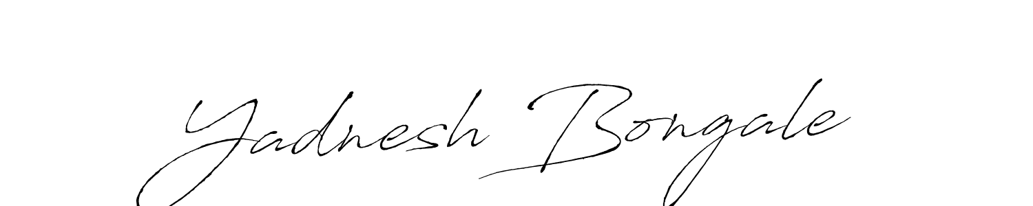 Make a beautiful signature design for name Yadnesh Bongale. With this signature (Antro_Vectra) style, you can create a handwritten signature for free. Yadnesh Bongale signature style 6 images and pictures png