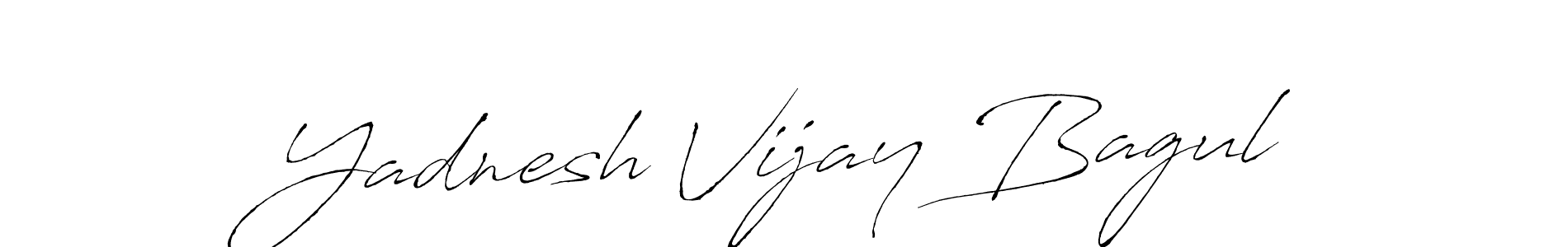 Yadnesh Vijay Bagul stylish signature style. Best Handwritten Sign (Antro_Vectra) for my name. Handwritten Signature Collection Ideas for my name Yadnesh Vijay Bagul. Yadnesh Vijay Bagul signature style 6 images and pictures png