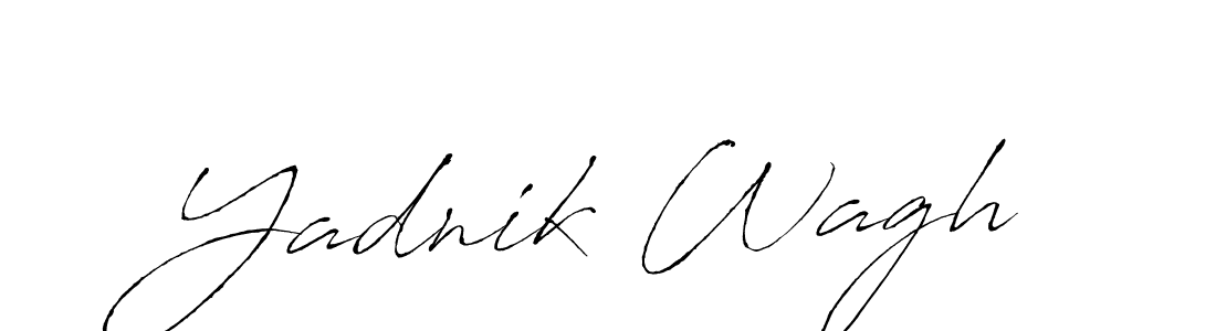 Create a beautiful signature design for name Yadnik Wagh. With this signature (Antro_Vectra) fonts, you can make a handwritten signature for free. Yadnik Wagh signature style 6 images and pictures png